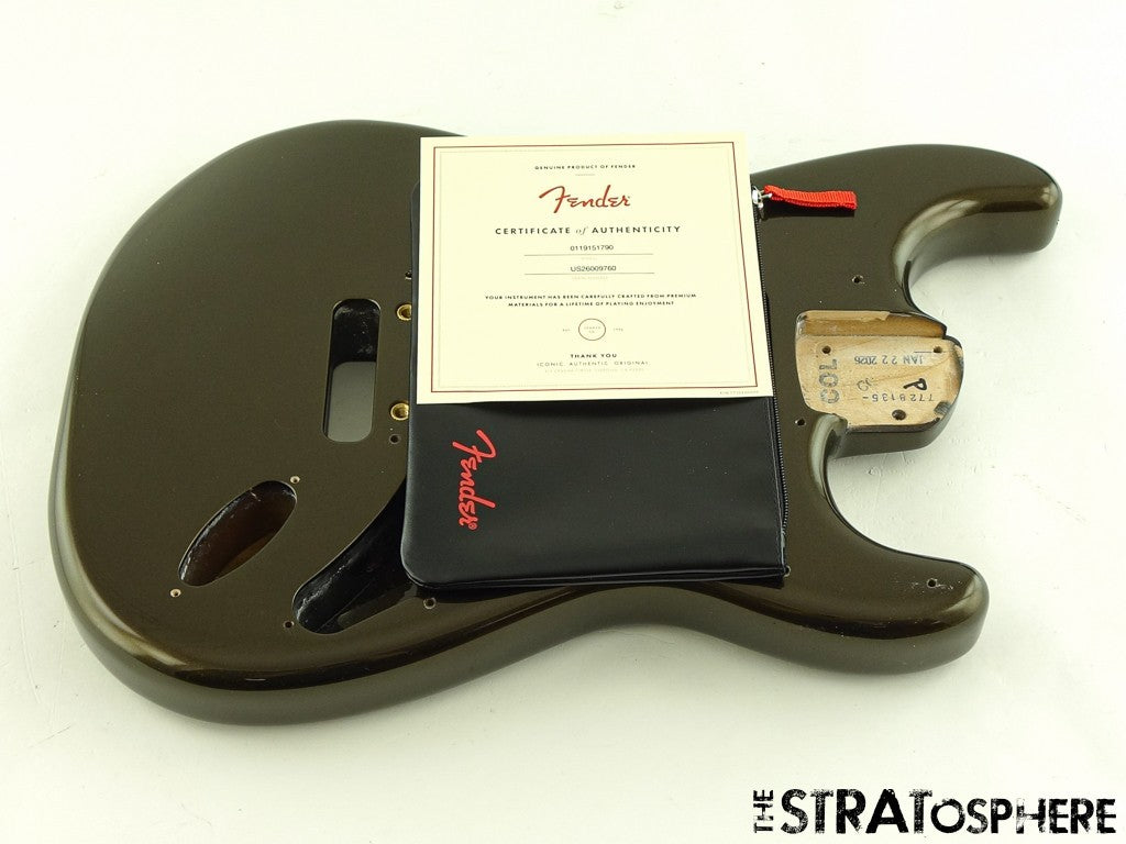 Fender American Ultra II Stratocaster Strat BODY, USA Alder Texas Tea