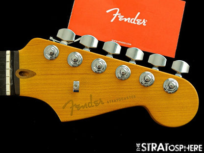 Fender American Ultra II Stratocast Strat, NECK + LOCKING TUNERS, Ebony