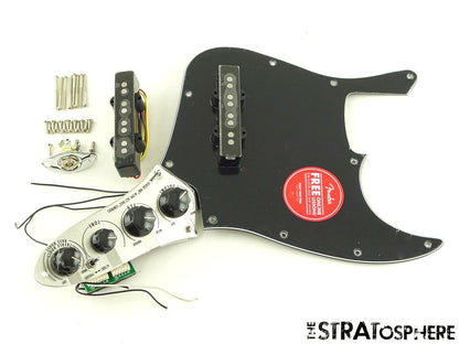 Fender Squier Classic Vibe Active 70s Jazz Bass LOADED PICKGUARD Black