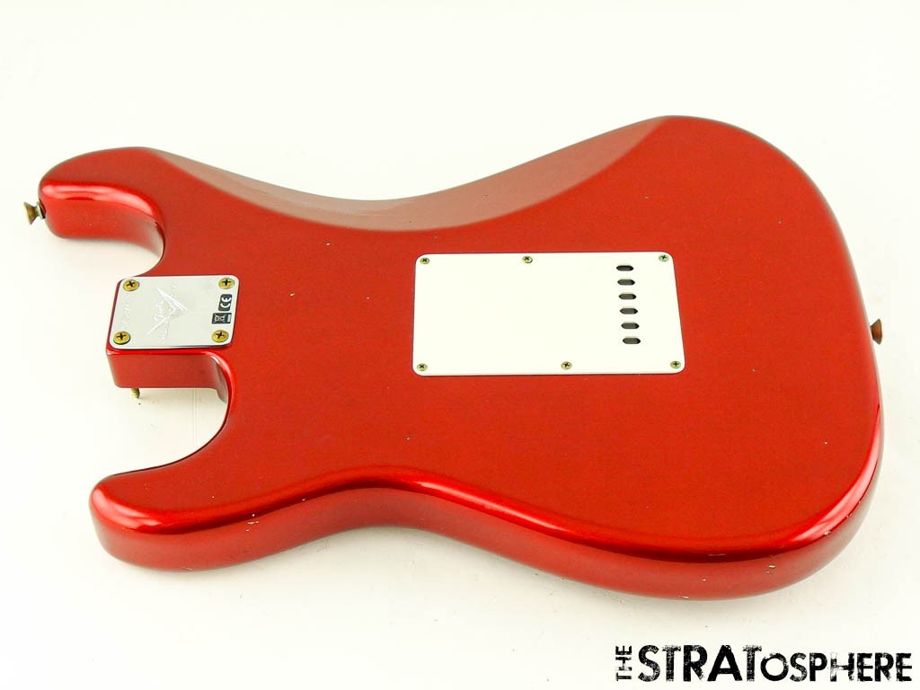 Fender Custom Shop B6 1960 Strat Journeyman BODY & HARDWARE Aged Candy Apple Red