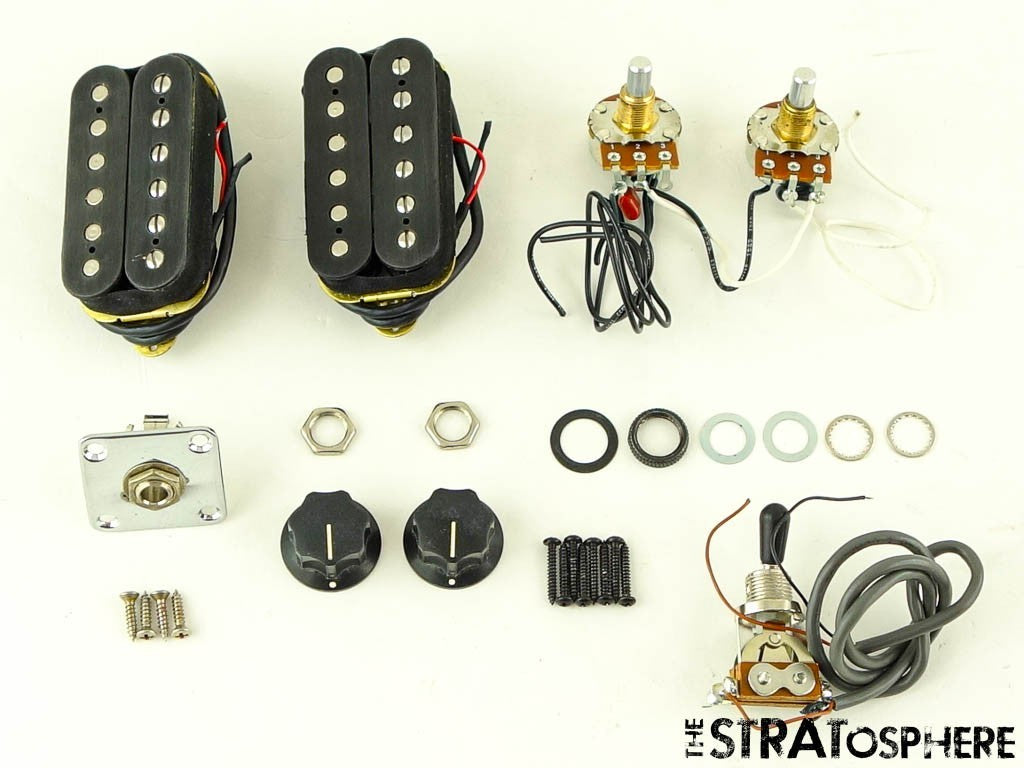 EVH Wolfgang Special Aged Striped Humbucker PICKUPS POTS KNOBS Van Halen Relic