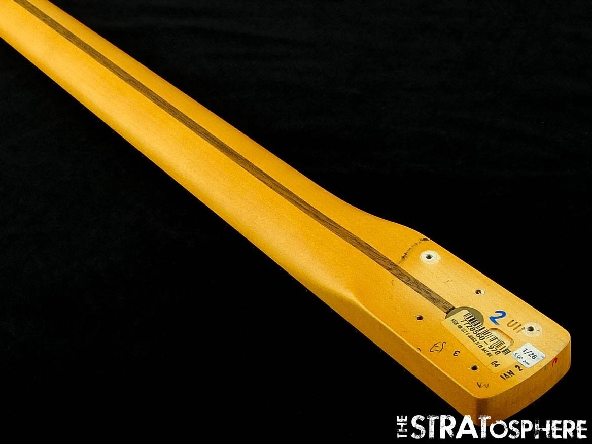 Fender American Ultra II Jazz BASS NECK w/ TUNERS, USA Modern ''D'', Ebony