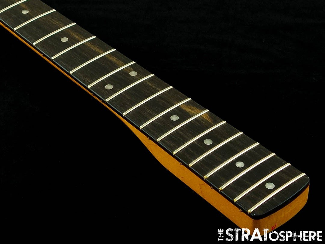 Fender American Ultra II Jazz BASS NECK w/ TUNERS, USA Modern ''D'', Ebony