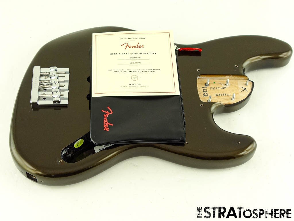 Fender American Ultra II Jazz Bass BODY & HARDWARE USA Guitar Texas Tea