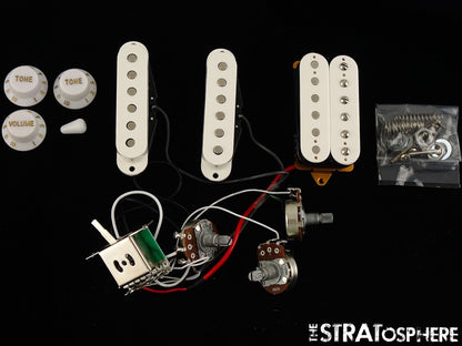 Fender Squier Affinity Series Strat FMT HSS PICKUPS POTS & KNOBS Stratocaster