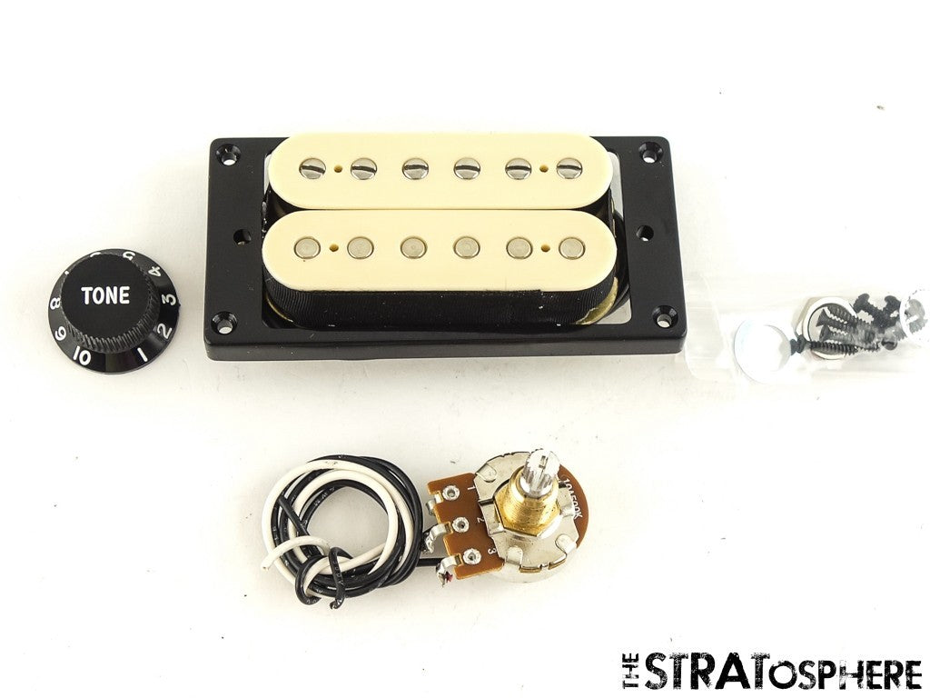 EVH Wolfgang Humbucker PICKUP POT KNOB Van Halen Cream Bridge Striped Circles