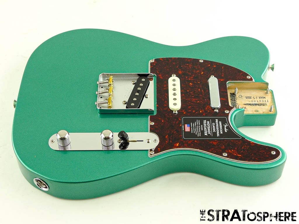 Fender American Professional Classic Hotshot Tele LOADED BODY, Sherwood Green