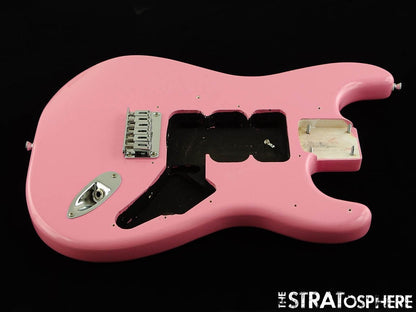 Fender Squier Sonic HT H Stratocaster Strat BODY & HARDWARE Hardtail Flash Pink