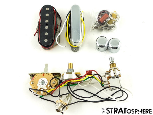 Fender American Professional II Tele PICKUPS POTS KNOBS, + SWITCH V-Mod