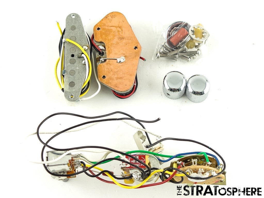 Fender American Professional II Tele PICKUPS POTS KNOBS, + SWITCH V-Mod