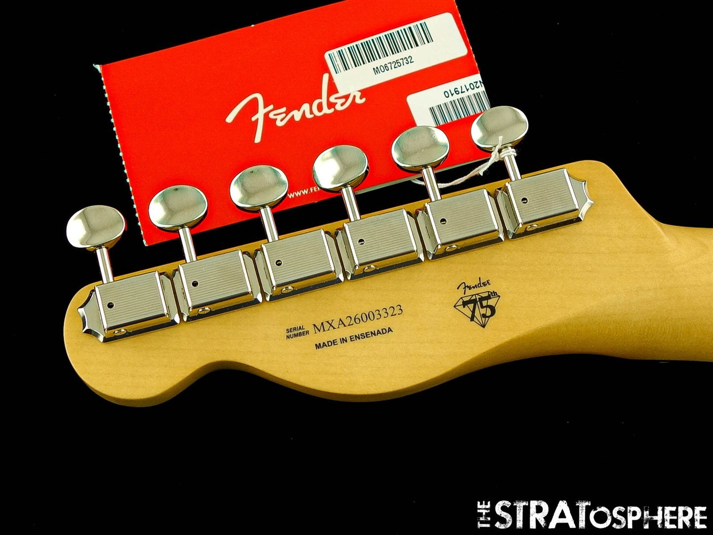 Fender Player II Tele Series NECK +TUNERS, Rolled Edge, ''C'' Shape Rosewood