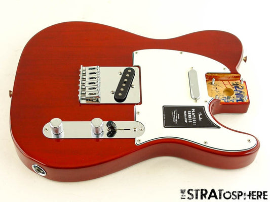 Fender Player II Telecaster Tele LOADED BODY Chambered Mahogany Transpar Cherry