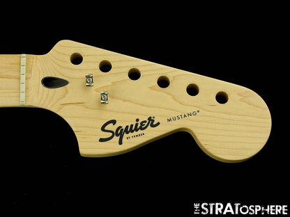Fender Squier Sonic Mustang HH Series Guitar, NECK Guitar Parts, MN Maple.