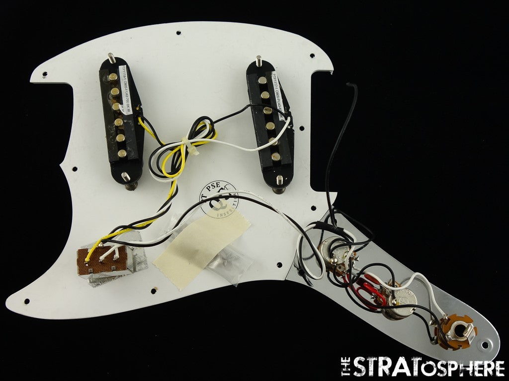 Fender Squier Sonic Mustang Series LOADED PICKGUARD Parts, Prewired White.