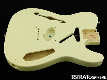 Fender Squier Affinity Telecaster Thinline BODY Tele Guitar OWT Olympic White