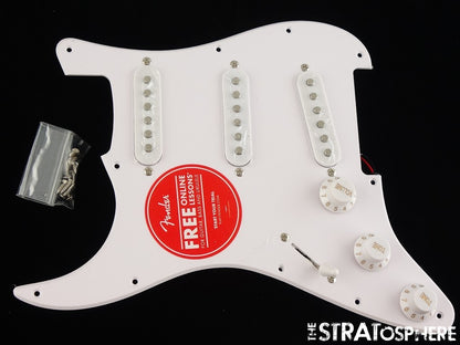 LEFTY Fender Squier Sonic Series Strat LOADED PICKGUARD Stratocaster Guitar