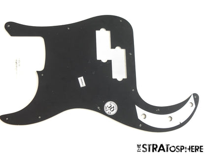 Fender Standard Precision Bass, PICKGUARD Bass Guitar Black 3 Ply