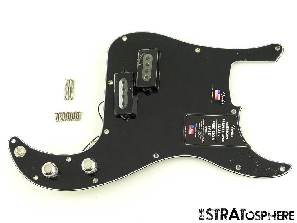 Fender American Professional Classic Precision Bass, LOADED PICKGUARD Black