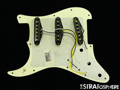 USED Fender Squier Strat SEMI-LOADED PICKGUARD Guitar Parts Aged White $10 OFF