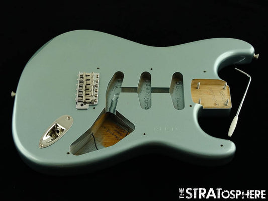 Fender Custom Shop 58 C/R Strat TCP BODY & HARDWARE Aged Ice Blue Metallic