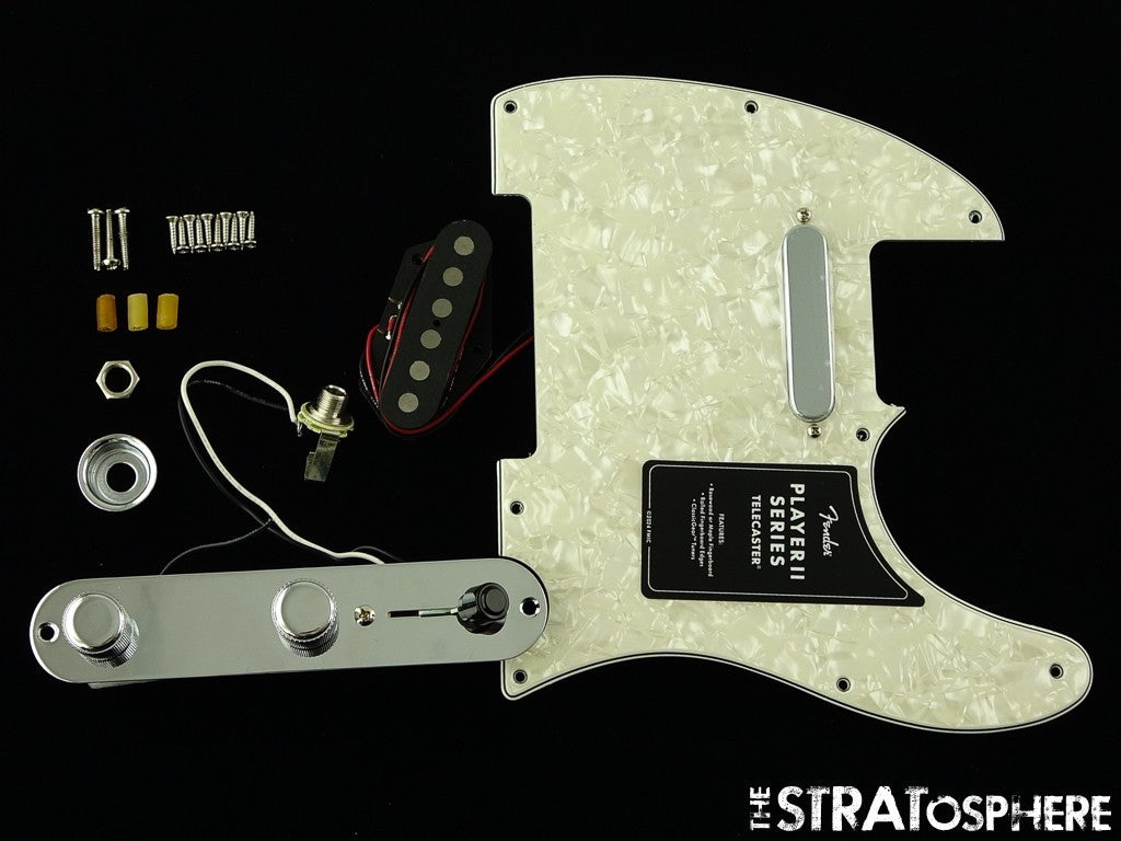 Fender Ltd. 75th Anniversary Player II Tele LOADED PICKGUARD, Thunderbolt
