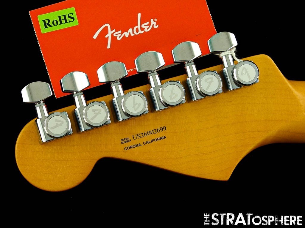 Fender American Ultra II Stratocaster Strat, NECK w/ LOCKING TUNERS ''D'' Maple
