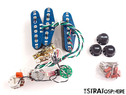 USA Fender American Ultra II Strat PICKUPS POTS KNOBS S-1 Stratocaster Noiseless