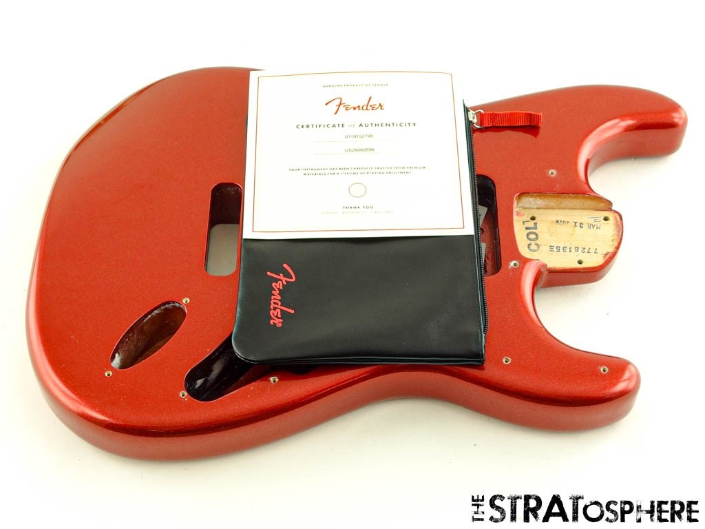 Fender American Ultra II Stratocaster Strat BODY, USA Guitar Part Sinister Red