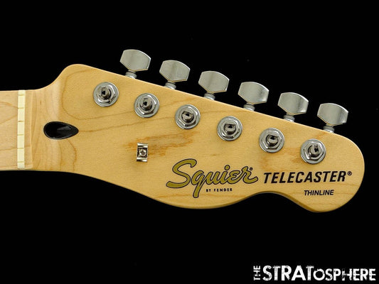 Fender Squier Affinity Series Telecaster Thinline, NECK & TUNERS Tele Maple