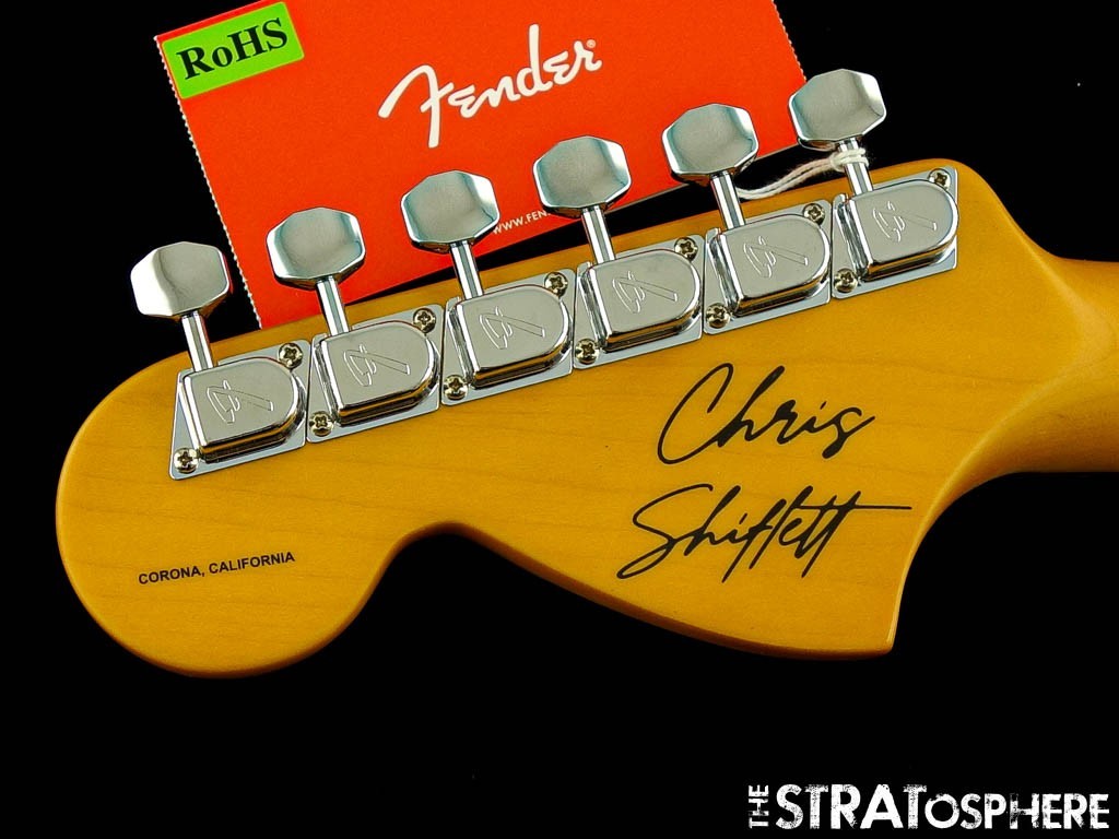 USA Fender Chris Shiflett Cleaver Tele Deluxe NECK & TUNERS, Rosewood ''C''