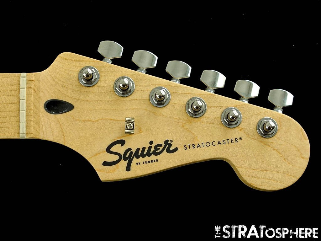 Fender Squier Sonic Series Strat, NECK & TUNERS Guitar Part MN Maple!