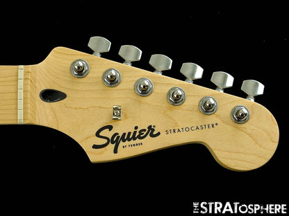 Fender Squier Sonic Series Strat, NECK & TUNERS Guitar Part MN Maple!