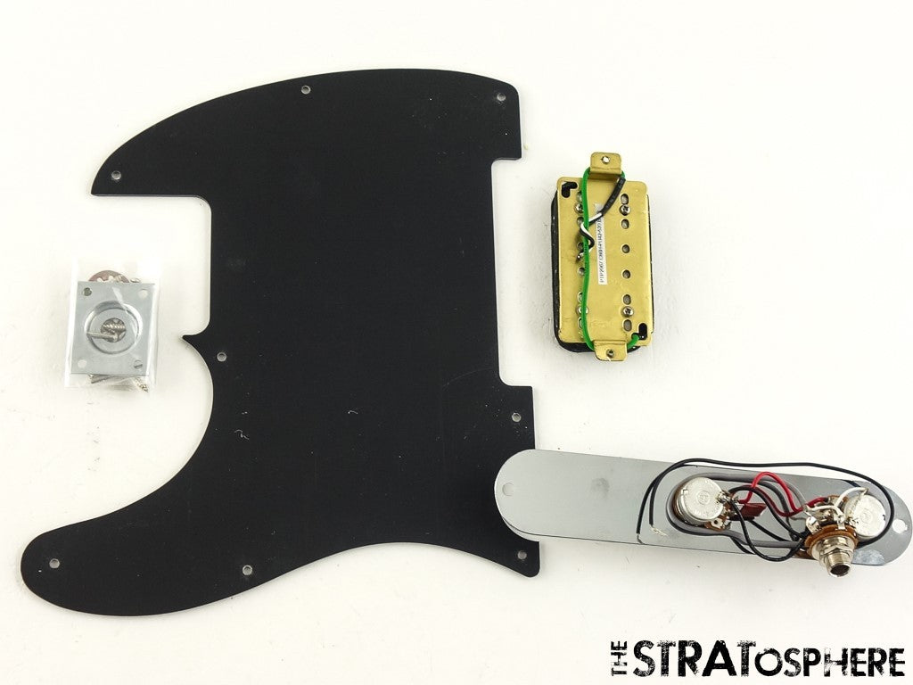 Fender Squier Sonic Esquire H LOADED PICKGUARD, Guitar Parts, Prewired Black!