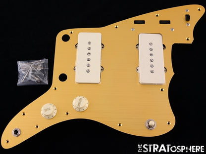 Fender Squier J Mascis Jazzmaster LOADED PICKGUARD, Guitar, Gold Anodized