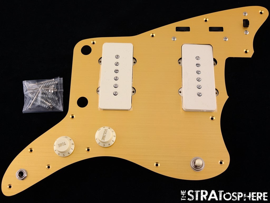 Fender Squier J Mascis Jazzmaster LOADED PICKGUARD, Guitar, Gold Anodized