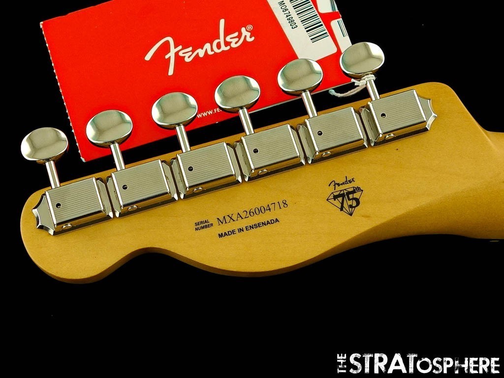 Fender Player II Tele Series NECK & TUNERS, Rolled Edge, ''C'' Shape Rosewood