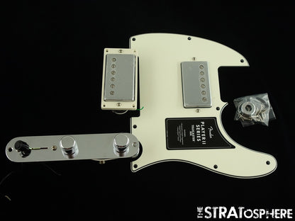 Fender Player II Tele HH LOADED PICKGUARD, Pickups Plate Knobs, Telecast Alnico