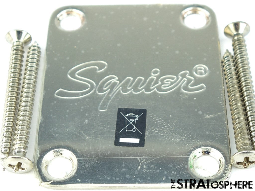 Fender Squier Classic Vibe 70s Stratocaster Strat, NECK PLATE Nickel!