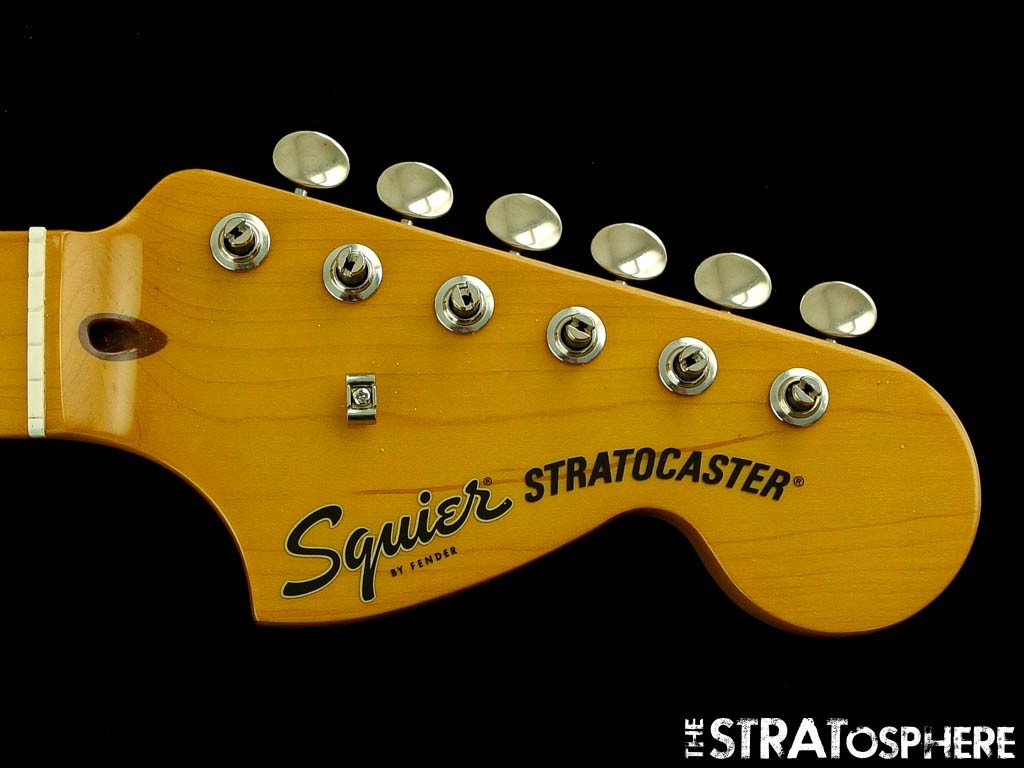 Fender Squier Classic Vibe 70s Strat NECK & TUNERS Stratocaster Guitar Maple.