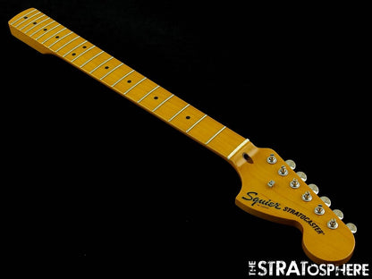 Fender Squier Classic Vibe 70s Strat NECK & TUNERS Stratocaster Guitar Maple.