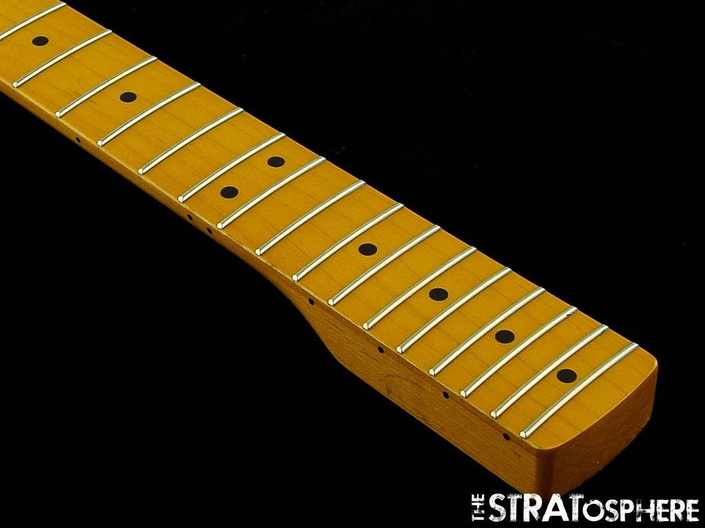 Fender Squier Classic Vibe 70s Strat NECK & TUNERS Stratocaster Guitar Maple.