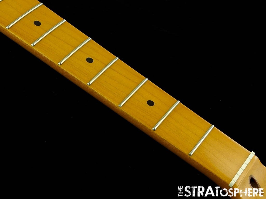 Fender Squier Classic Vibe 70s Strat NECK & TUNERS Stratocaster Guitar Maple.