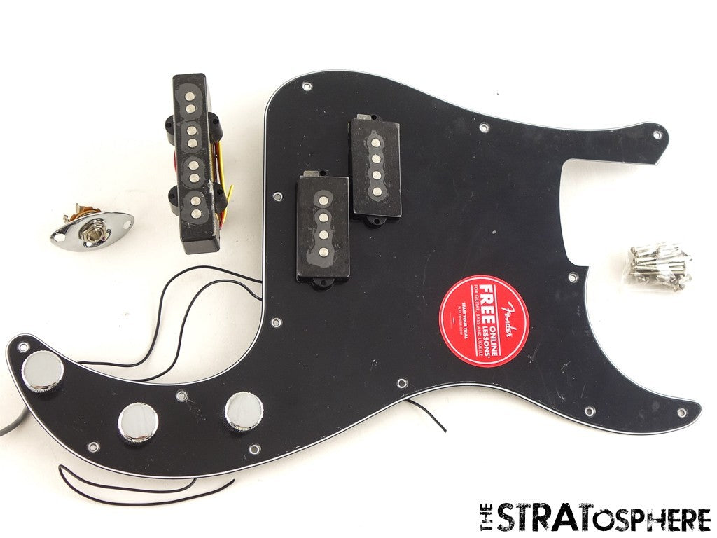Fender Squier Affinity Precision Bass PJ LOADED PICKGUARD, Bass Guitar, BLK