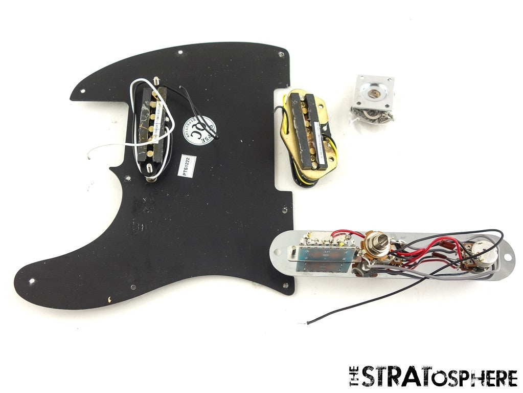 Fender Squier Sonic Tele LOADED PICKGUARD, Telecaster Guitar, Prewired Black.