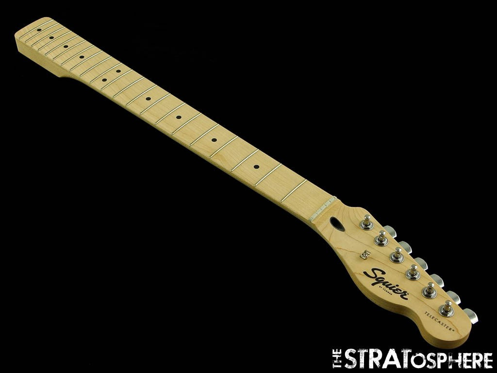 Fender Squier Sonic Tele NECK & TUNERS, Telecaster, ''C'' 25.5'' Maple