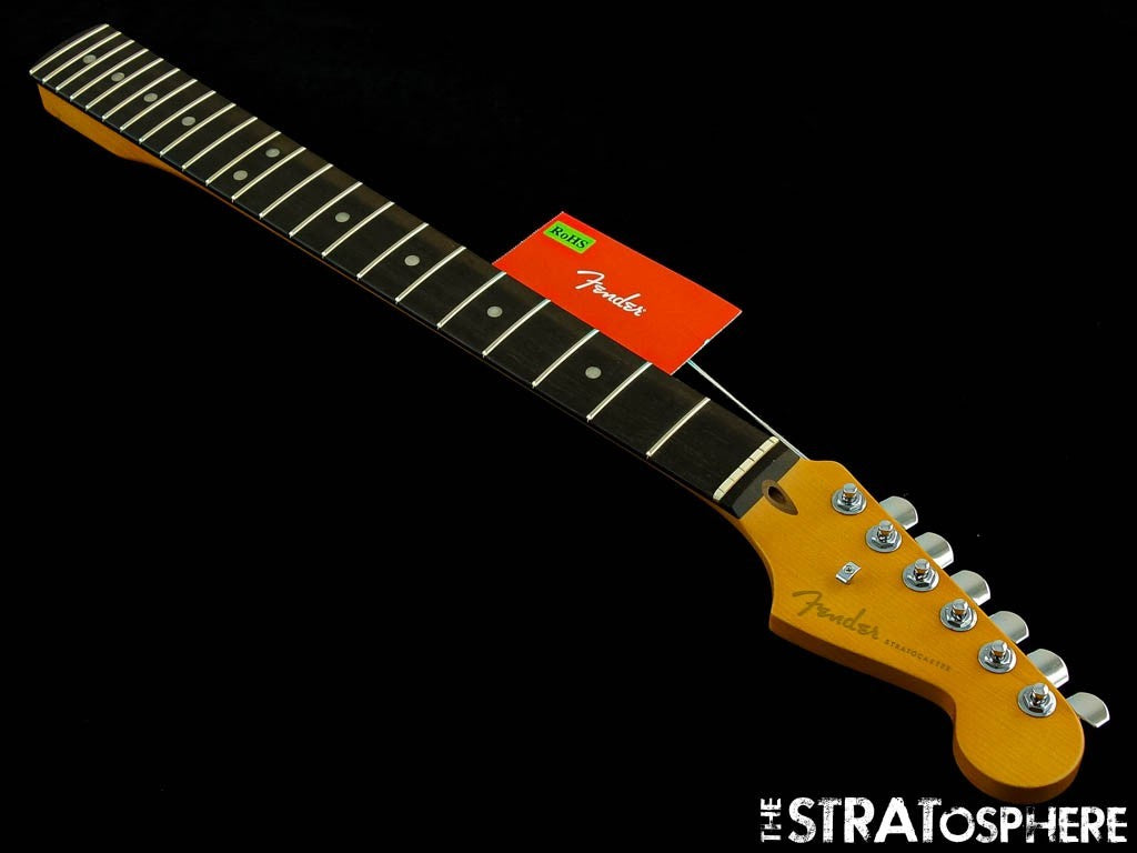 Fender American Ultra II Stratocast Strat, NECK + LOCKING TUNERS, Ebony