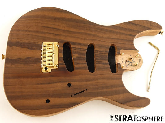 Charvel DK22 SSS Pro Mod Dinky BODY & GOLD HARDWARE Mahogany w/ Walnut Top NAT
