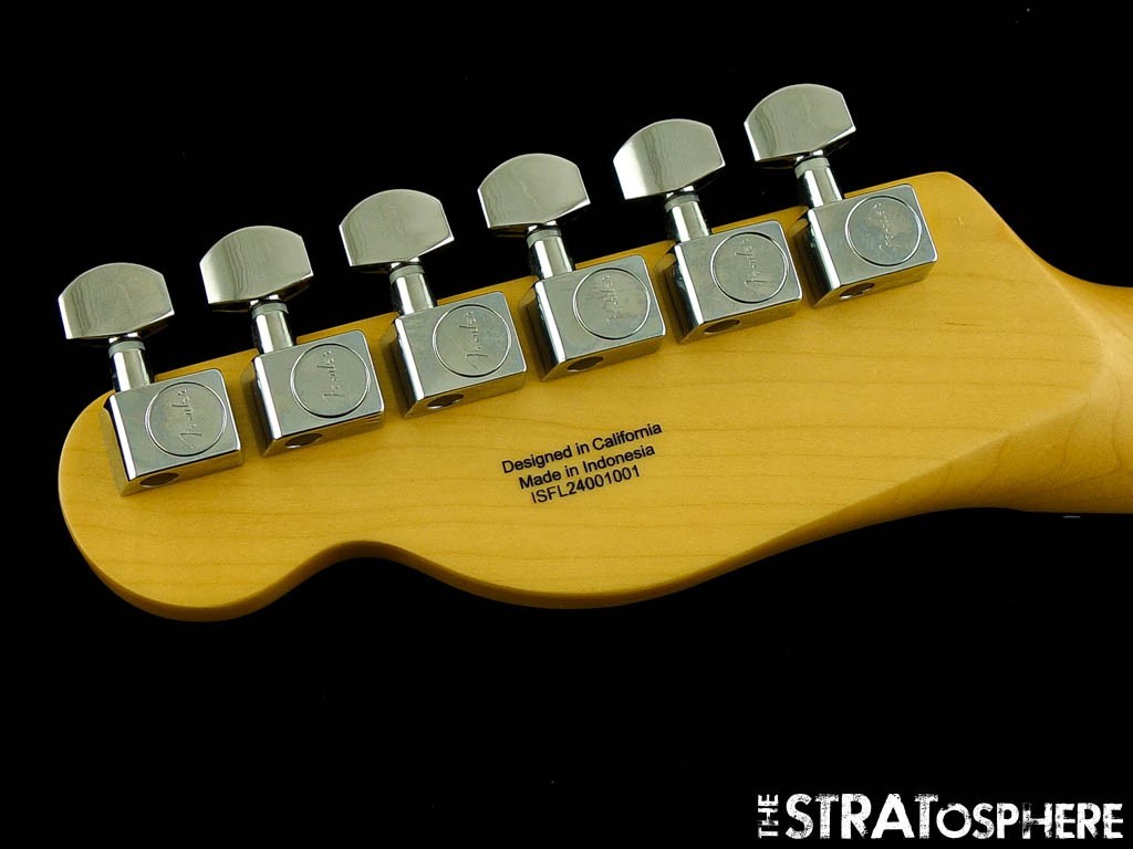 Fender Standard Telecaster Tele NECK + TUNERS Modern ''C'' Guitar Part, Laurel