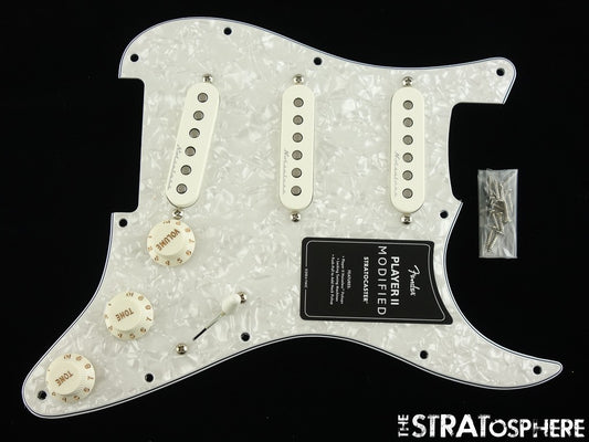 Fender Player II Modified Strat LOADED PICKGUARD, Noiseless Push/Pull Pearloid