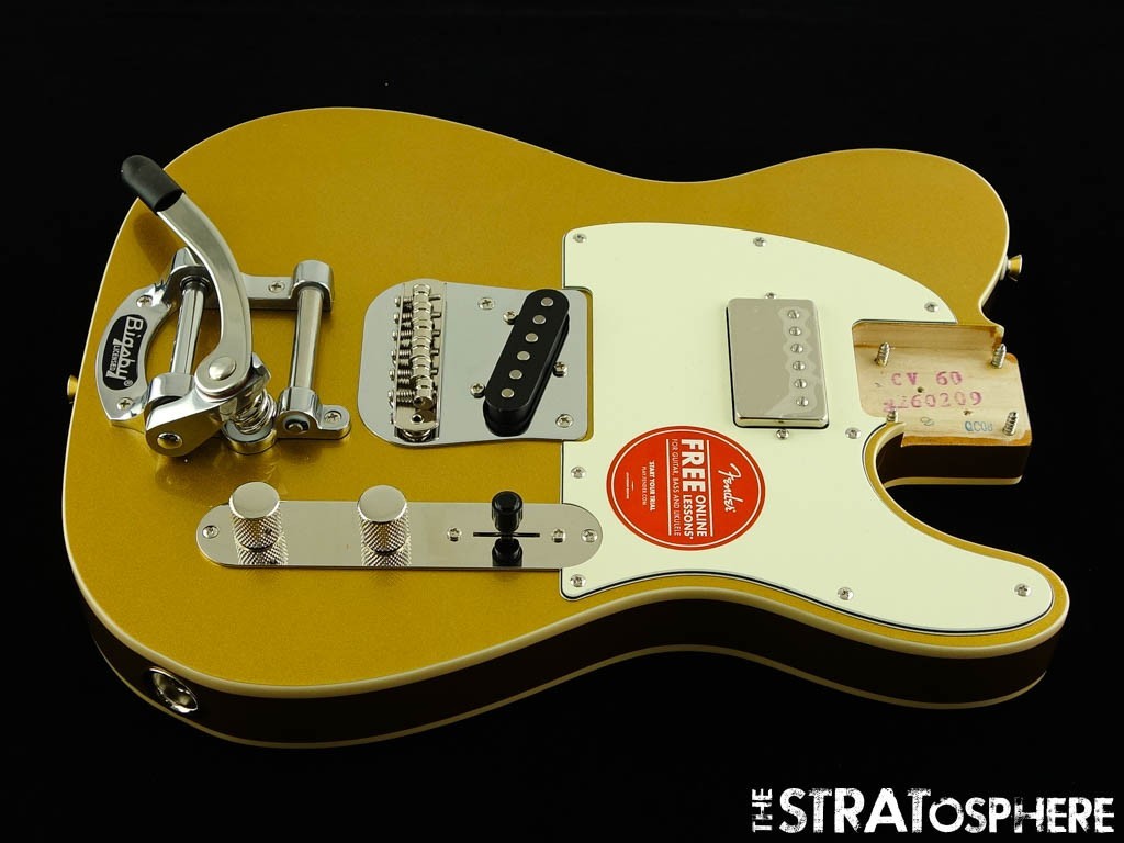 Fender Squier Classic Vibe Custom Tele SH BIGSBY LOADED BODY Aztec Gold